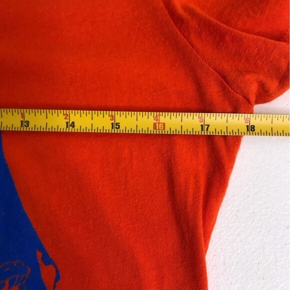 Soffe Fighting Gators UF Orange Blue V Neck Short Sleeve T Shirt Women Large - Picture 9 of 12